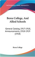 Berea College, and Allied Schools