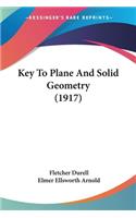 Key To Plane And Solid Geometry (1917)
