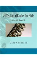 24 Technical Etudes for Flute