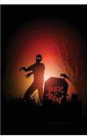 Zombie Graveyard Grid Notebook