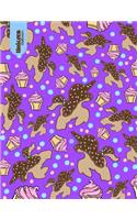 Unicorn Notebook: Unicorn Kawaii Notebook 8.5x11 Blank Notebook/Sketchbook