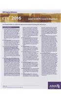 CPT 2016 Express Reference Cards: Multiple Specialities: CPT & HCPCS Modifiers