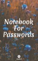 Notebook For Passwords