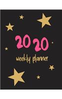 2020 Weekly Planner: 20 20 weekly 2020 organizer journal calendar gift for women men gifts goal planning notebook business gift busy mom organizer