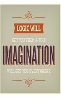 Logic will get you from a to z - imagination will get you everywhere