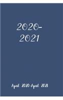 2020-2021 Financial Year Diary: Monthly Planner- April to April - Week on Two Pages - Monthly Reconciliation Sheets - Annual Totals Sheets