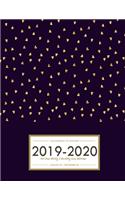 2019-2020 Academic Planner - One Year Weekly & Monthly View Calendar - AUG19-DEC 20