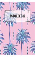 Mauritius: Dotted Travel Diary Notebook or Journey Dotted Grid Journal - Holiday Trip Pocketbook for Men and Women with Dots