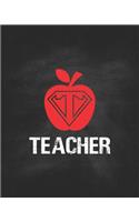 Teacher: Super Teacher Planner Appreciation Notebook Or Journal