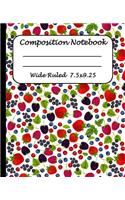 Wide Ruled Composition Notebook