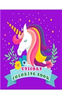 Unicorn coloring book: awesome unicorn coloring books for kids(ages 4 to 10)-children coloring book-50 unique design -large (8.5x11)
