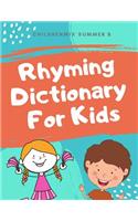 Rhyming Dictionary For Kids