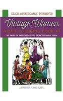 Vintage Women: Adult Coloring Book #7