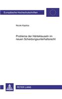 Probleme Der Haerteklauseln Im Neuen Scheidungsunterhaltsrecht: (5253 Europaeische Hochschulschriften Recht)