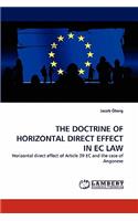 Doctrine of Horizontal Direct Effect in EC Law