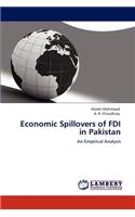 Economic Spillovers of FDI in Pakistan