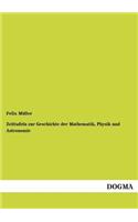 Zeittafeln Zur Geschichte Der Mathematik, Physik Und Astronomie
