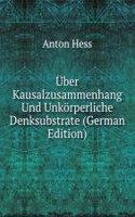 Uber Kausalzusammenhang Und Unkorperliche Denksubstrate (German Edition)