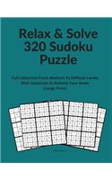 Relax & Solve 320 Sudoku Puzzle