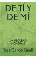 de Tí Y de MÍ