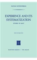 Experience and its Systematization: Studies in Kant(English)