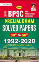 Kiran BPSC Preliminary Exam Yearwise and Topicwise Solved Papers 1992 to 2020 Solved Papers (with Comprehensive Explanations)