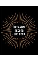 Firearms Record Log Book