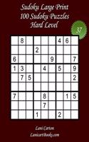 Sudoku Large Print for Adults - Hard Level - N°37