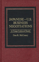 Japanese-U.S. Business Negotiations