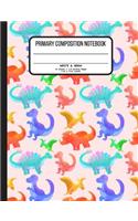 Primary Composition Notebook 55 Sheets / 110 Writing Pages 7.44 x 9.69 Inches