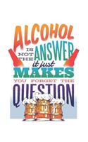 Alcohol is Not the Answer It Just Makes You Forget the Question