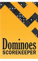 Dominoes ScoreKeeper: The Ultimate Mexican Train Dominoes Score Sheets / Chicken Foot Dominoes Game Score Pad / 6" x 9" with 95 Pages of Score Tracking Records
