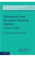 Polynomials and the Mod 2 Steenrod Algebra 2 Paperback Volume Set