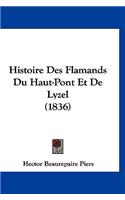 Histoire Des Flamands Du Haut-Pont Et De Lyzel (1836)