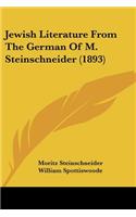 Jewish Literature From The German Of M. Steinschneider (1893)