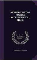 Monthly List of Russian Accessions Vol1, No. 12