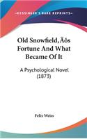 Old Snowfield's Fortune And What Became Of It