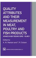 Quality Attributes and Their Measurement in Meat, Poultry and Fish Products