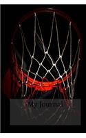 My Journal: Basketball Hoop; Blank Lined Diary / Journal #4