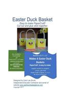 Easter Duck Basket PaperCraft: Easter Duck Basket PaperCraft(1 Easter Duck Basket)