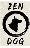 Zen Dog: Dog Memory Journal Notebook V39