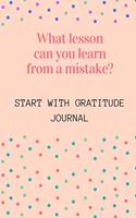 What Lesson can you Learn from a Mistake