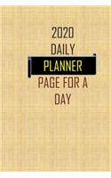 daily calendar 2020 page a day