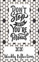 Don't Stop Until You're Proud