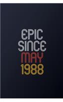 Epic Since May 1988
