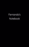 Fernanda's Notebook: Notebook / Journal / Diary - 6 x 9 inches (15,24 x 22,86 cm), 150 pages.