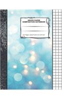 Graph Paper Composition Notebook: 110 Pages - Quad Ruled 4x4 - 8.5" x 11" Large Notebook with Grid Paper - Math Notebook For Students