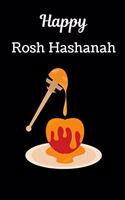 Happy Rosh Hashanah: Lined Notebook Journal - For Rosh Hashanah Celebration Festival - Novelty Themed Gifts