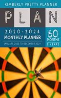 5 year monthly planner 2020-2024