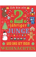 Ich bin ein 2-jähriger Junge und das ist mein Weihnachten